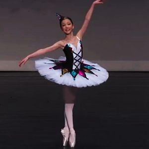 Dancewear Professional Ballet Tutu Child Kids Girls Adulto Harlequinade Pancake Tutu Multicolor Classical Ballet Costumes Ballerina Dress 230718