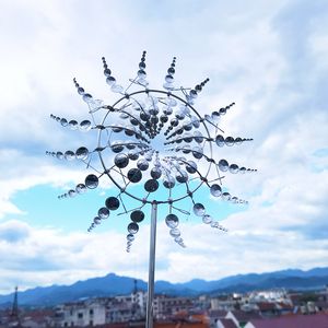 Garden Decorations Metal Windmill Outdoor Wind Spinners Bohemian Garden Patio Lawn Decor Patio Dekoration Metal Yard Decor Cool Drop 230718