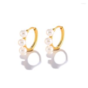 Dangle Earrings CANNER Synthetic Pearl Pendientes Plata 925 Earring For Women Drop Con Perlas Wedding Party Cartilage 2023 Trend