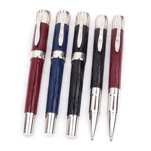 M Rollerball Ballpoint Pen Great Writer Edition Mark Twain Black Blue Wine Red Resin Engrave With Serial Number 0068 80002329