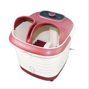 Foot Care Full automatic heating foot care bucket intelligent constant temperature pedicure basin electric health steaming massage barrel 230718