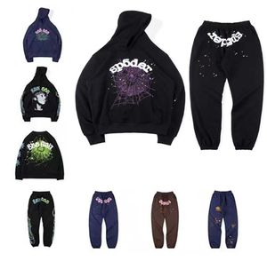 2023 Örümcek Hoodies Tasarımcı Erkek Külot Kırmızı Sp5der Young Thug 555555 Melek Hoodies Erkekler Kadın Hoodie İşlemeli Örümcek Web Sweatshirt Joggers Boyut S/M/L/XL