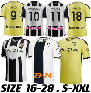 22 23 24 Udinese Calcio Mens Futebol Jerseys BETO DEULOFEU BIJOL PEREYRA WALACE NESTOROVSKI UDOGIE NEHUEN Camisa de futebol SAMIR OKAKA DEULOFEU WALACE MOLINA Uniforme