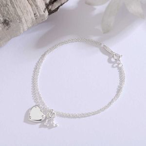 Original brand TFF Di Jia Bracelet Boutique Jewelry Valentines Day Gift Heart Card Handicraft With logo