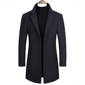 Wollmischungen für Herren MRMT 2023 Brandneuer lässiger Woll-Tweed-Mantel Herrenmantel Trenchcoat Herrenmantel Herrenbekleidung Oberbekleidung Kleidung Kleidungsstück HKD230718