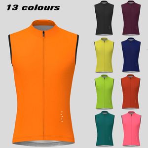 Koszulki rowerowe Tops Cycling Kamizelka dla mężczyzn wielokolorowa kamizelka rowerów rowerowych Windproof Mountain Road Rower Bike Bez rękawów Jersey Chaleco 230718