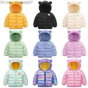 Płaszcz mody 2023 Zimowe dziewczęta płaszcz dziecięcego płaszcza dla dzieci ciepła top kurtka dla niemowląt 1-5 y Chłopcy „Kurtka dla dzieci Unisex Z230720