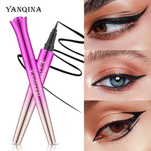 Eye ShadowLiner Combination Waterproof cool black quick drying eyeliner stain free rose color Scepter soft and smooth liquid cosmetic 230719