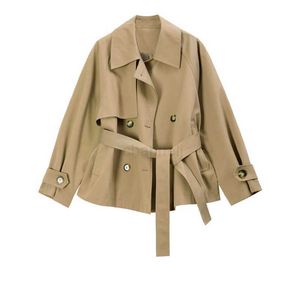 Jaquetas masculinas duplas trench coat curto feminino inverno 2021 jaqueta corta-vento tamanho grande agasalhos roupas femininas elegantes com faixas