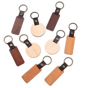 High-quality Leather Beech Keychains Creative DIY Engraved Keychains Men Women Holiday Anniversary Gift