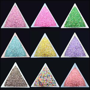 10000pcs borsa SS6 2mm 9 colori gelatina AB resina strass di cristallo FlatBack Super Glitter Nail Art strass decorazione di nozze perline No227M