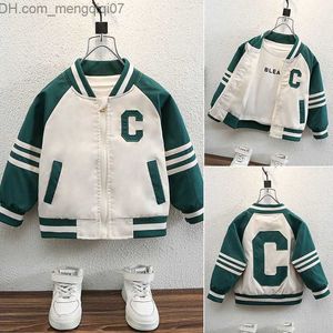 Coat 2-8 2023 Spring Park Children's Baseball Jacket Letter Jacket Girls' Jacket Fashion Jacket Boys' Children's Clothing Z230719