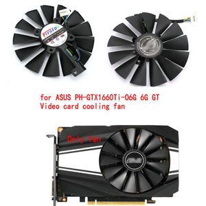 ASUS Strix PH-GTX1660TI-O6G 6G GT GTX1660TI RTX2060 그래픽 비디오 카드 팬 FDC10U12D9-C PLD10010B12HHHHHHHHHHHH1M