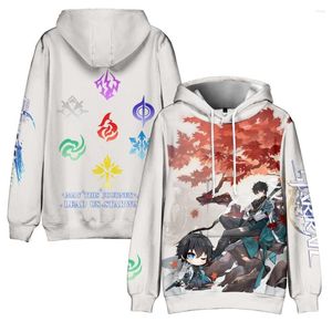 Herren Hoodies 2023 Spiel Honkai Star Rail Anime Hoodie Langarm Mann Frau Sweatshirt Harajuku Streetwear Casual Stil 3D Kleidung