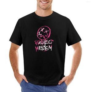 Herren Tank Tops Pink Project Mayhem T-Shirt Jungen Animal Print Shirt Herren