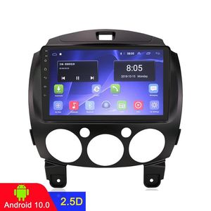 CAR Radio GPS Video Multimedia Player för Mazda 2 2007-2014 Android 10 Head Unit Support WiFi Bluetooth337p