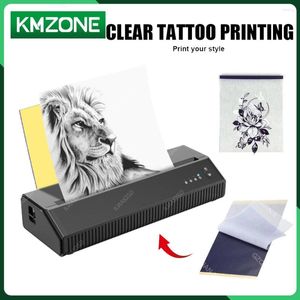 Tattoo Transfer Professional Thermal Printer Thermocopier Cordless Portable Stencil Machine Rechargeable Printers