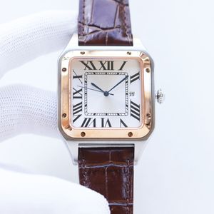 Luxuriöse Herrenuhr, hochwertige Uhr (importiertes 8215-Uhrwerk, stabiles Uhrwerk), Saphirspiegel, italienisches Rindslederarmband, Größe: Uhrenbreite 39,5 mm, Dicke 10,8 mm
