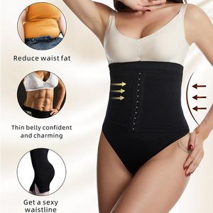 Mutandine contenitive da donna Shapewear Waist Trainer Women BuLifter Girdles Compression Underwear Body Thongs