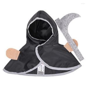 Costumi per gatti Costume di Halloween Pet Cosplay Mantello lavabile con cappello da strega per forniture per feste di cuccioli