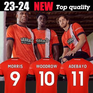 2023 Luton Town Soccer Jerseys Kids Kit Kit Training 23 24 Футбольная рубашка версия фаната Maillot Morris Woodrow Adebayo Burke Campbell