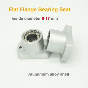 Optical Shaft Base Assembly Bearing Base Support Flat Flange Bushing Double Bearing Base2225