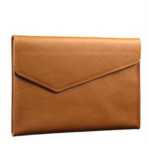 High grade Gneuine Leather A4 file business clutch bag folder large capacity cowhide skin briefcase whole2304