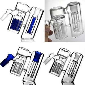 Good quality 45 Degree Ash Catchers Arm Tree Smoking Collector Dab Rig Glass Bong 14mm 18mm Joint Reflux Glass Bongs Accessory Free Shipping