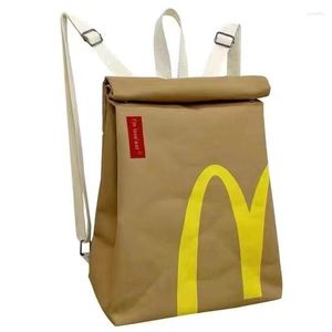Backpack Fashion Women Water Resistant Print Nylon Shoulder Bag Female Designer Schoolbag In Handbag Student Girls Bags