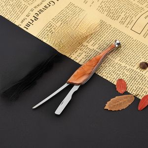 Factory Direct Sale Portable Resin Stainless Steel Pipes Knife Multifunctional Cheap and Fine Pipe Tamper Smoking Accessories