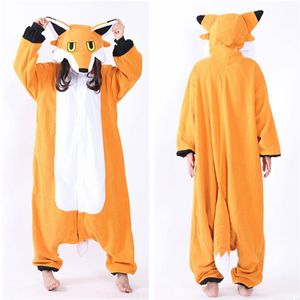 Мистер Фокс Косплей костюмы OneSie Pajamas Kigurumi Компьюта для взрослых взрослые для взрослых для Хэллоуина Mardi Gras Carnival278p