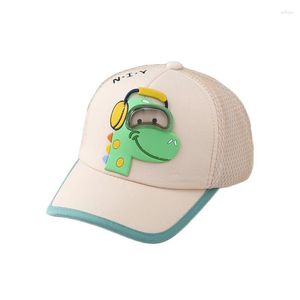 Ballkappen Sommer Acryl Cartoon Dinosaurier Casquette Baseballkappe Einstellbare Snapback Hüte für Kinder Jungen und Mädchen 216