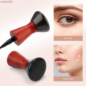 Heißer Stein Gua Sha Massage Werkzeug Elektrische Heizung Bianstone Face Lifting Werkzeug Haut Straffende Warme Moxibustion Schönheit Gerät für Augen L230520