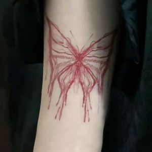 Y2K Tatuagem Adesivos Sexy Rosa Borboleta Tatto Tatuagens Falsas Tatuagem À Prova D' Água Tatuagem Temporária para Mulher Bonita Art Tatuagem Adesivo