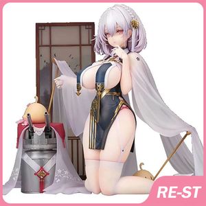 Cartoon Figures Hot Animation Game Azur Lane Anime Figures Sirius Blue Waves and Clouds Ver. 1/7 Complete Figure Collection Model Toys