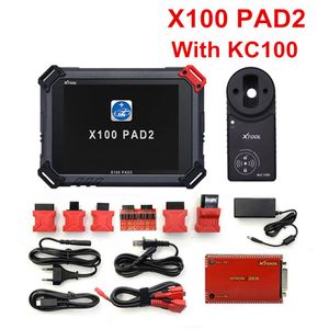 Оригинальный программист xtool x100 Pad2 Pro Auto Key с KC100 для VW 4th 5th Pro Pad 2 EPB EPS OBD2 Одометр MultidiaG-Languages256V