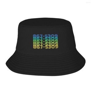 Berets 867-5309 - 1980s Famous Phone Number Song Lyrics Bucket Hat Sun For Children Luxury Baseball Cap Men Women's