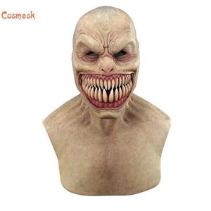 Cosmask 2020 Halloween Scary Latex Headwear For Adult Costume Party Props Horror Funny Cosplay Party Mask Old Man Headgear Masks Q285W