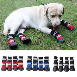 Waterproof Winter Dog Boots Reflective Pet Snow Boot Shoes for Small and large dogs226I
