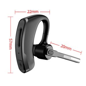 Bluetooth 5.1-Headset, kabellose Bluetooth-Ohrhörer mit einem Ohr und weichem Haken, Ohrkopfhörer mit Geräuschunterdrückung, Stereo-HD-Mikrofon, wasserdichte Kopfhörer