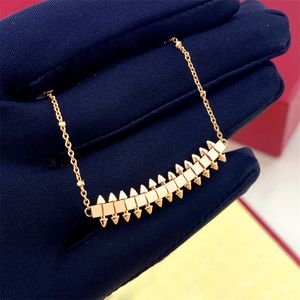 men women necklace rose gold chain designer jewelry 18 k plating Charming Luxury Classic Leisure street hip hop Non fading Birthday gift for lovers sisters necklaces