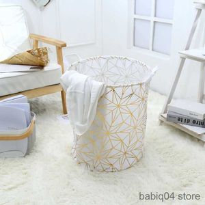 Storage Baskets Kids Laundry Basket Stamped Folding Large Storage Organizer Pet Supplies Clothes Toys Storage Bags Home Living Room Bedroom R230720