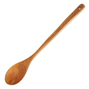 Spoons 16.5 Inch Giant Wood Spoon Long Handled Wooden For Cooking And Stirring Kitchen Utensil