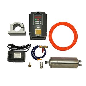 CNC Router Spindle 800W Motor ER11 Milling Kit Welding Equipment 1 5kw VFD 65mm Clamp Water Pump for diy248H