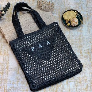 Projektanci torebki plażowe Straw Bag Duże pojemniki w stylu artystycznym damskie torebki o dużej pojemności luksusowa torba na zakupy bez pudełka