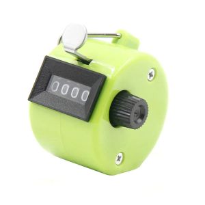 100st Ny 4 -siffriga nummer Handhållna manual Tally Counter Digital Golf Clicker Training Handy Count Counters