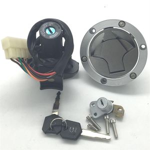 Kawasaki Ninja 250R EX250 2008-2014 300 EX300 2013-2017 Z20 Z30245U için yeni motosiklet kontak anahtarı yakıt gaz kapağı koltuk kilit anahtarı seti