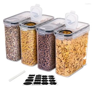 Storage Bottles Grain Miscellaneous Tank Moisture-proof Insect Proof Rice Bucket Food Box Plastic Transparent Sealed