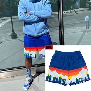 Szorty Summer Men Designt Shorts Basket Basket Mant Siatka oddychające spodnie plażowe spodnie Kobiety Gym Sport Short Pants 518