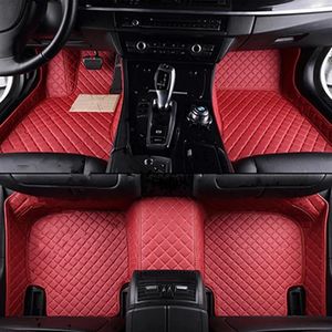 Läderbilgolvmattor för Mazda MX-5 2009 2010 2010 2012 2013 2014 Auto Carpet Waterproof Interior Accessories HJ234N